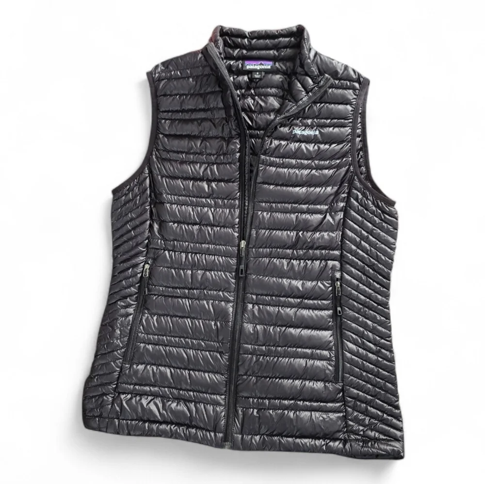Patagonia Women's Ultralight Black Down Quilted Vest Size S - Picture 1 of 5